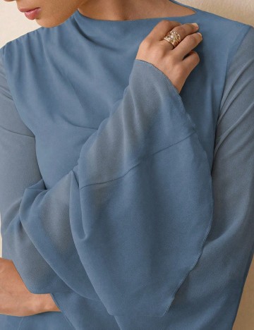 Rochie lunga SHEIN, albastru