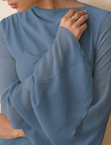 Rochie lunga SHEIN, albastru