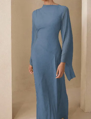 Rochie lunga SHEIN, albastru