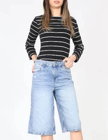 Pantaloni trei sferturi C&A, albastru