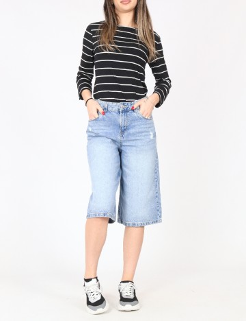 Pantaloni trei sferturi C&A, albastru