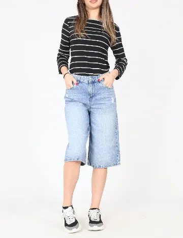 Pantaloni trei sferturi C&A, albastru