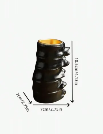 Suport lumanare SHEIN, negru