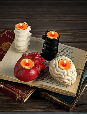 Suport lumanare SHEIN, negru