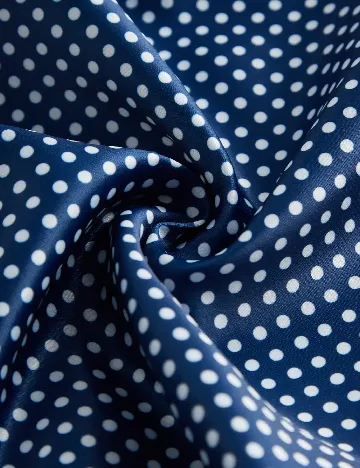 Rochie scurta SHEIN, alb/albastru