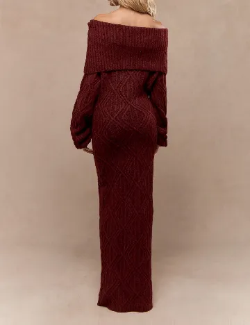 Rochie lunga Missguided, visiniu