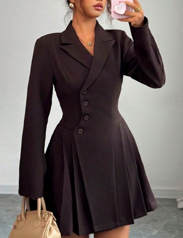 Rochie scurta SHEIN, maro