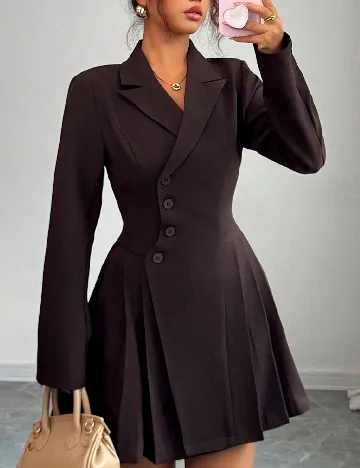 Rochie scurta SHEIN, maro