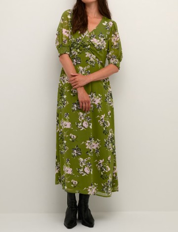 Rochie medie Kaffe, verde