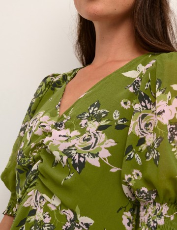 Rochie medie Kaffe, verde