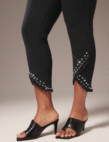 Blugi SHEIN CURVE, negru