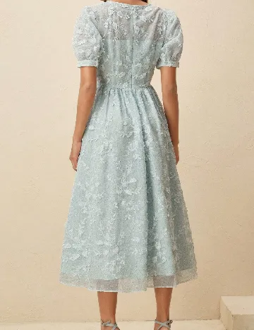 Rochie medie Anewsta, turcoaz