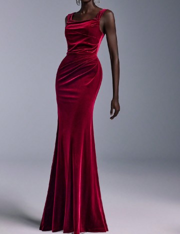 Rochie lunga SHEIN, rosu