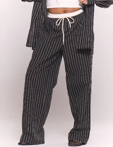 Pantaloni Musera, negru