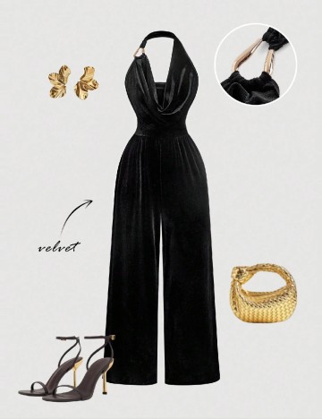 Salopeta SHEIN, negru