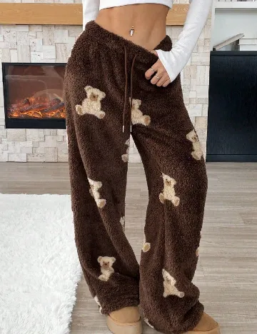 Pantaloni SHEIN, maro