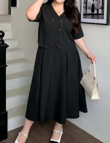 Compleu SHEIN CURVE, negru