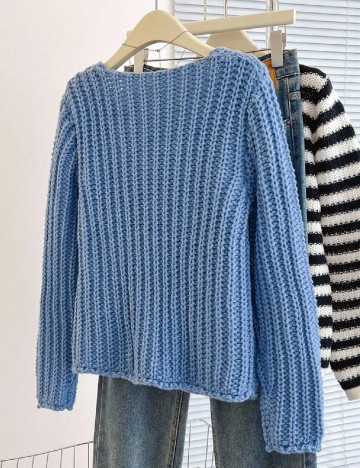 Cardigan SHEIN, albastru