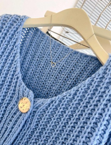 Cardigan SHEIN, albastru