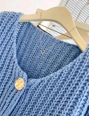 Cardigan SHEIN, albastru