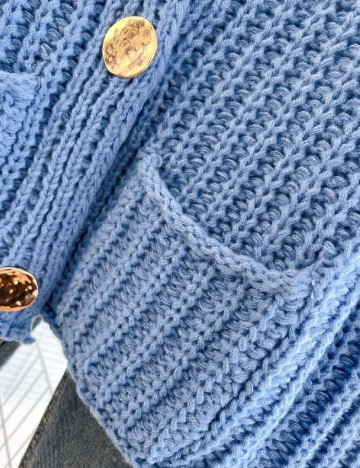 Cardigan SHEIN, albastru