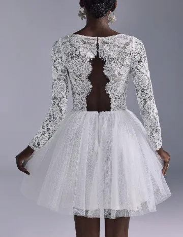 Rochie scurta SHEIN, alb