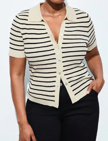 Bluza SHEIN CURVE, crem