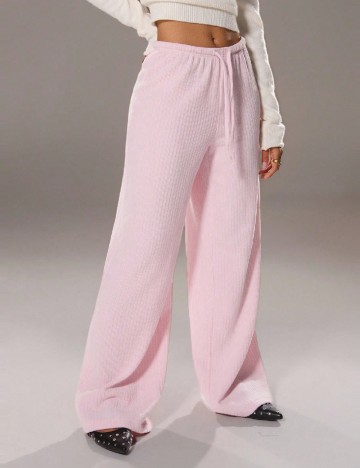 Pantaloni SHEIN, roz