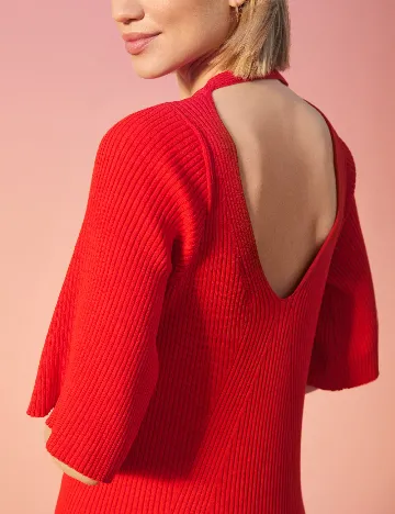 Rochie medie Saint Tropez, rosu