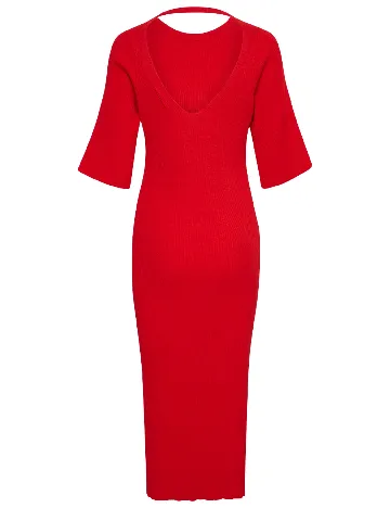 Rochie medie Saint Tropez, rosu