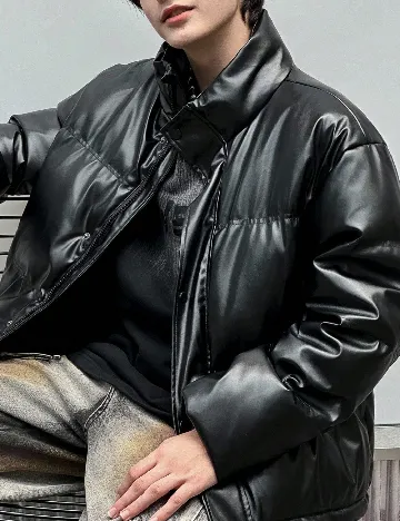 Geaca Shein Kids, negru