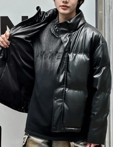 Geaca Shein Kids, negru