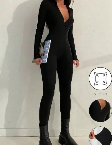 Salopeta SHEIN, negru