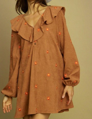 Rochie scurta SHEIN, maro