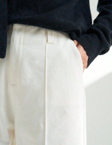 Pantaloni SHEIN, alb