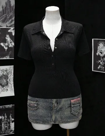 Tricou SHEIN CURVE, negru