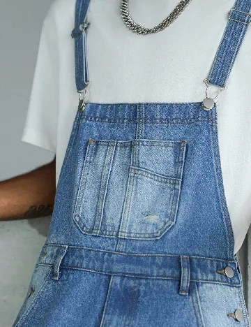 Salopeta SHEIN, albastru