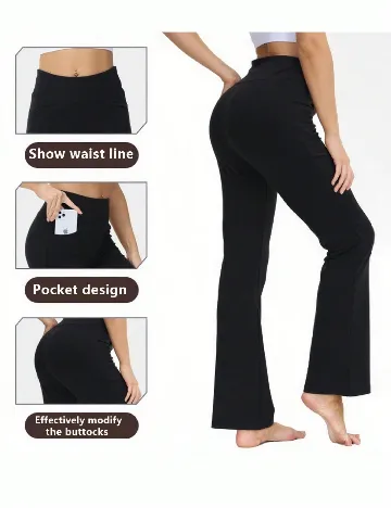 Pantaloni SHEIN, negru