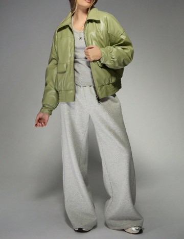 Geaca Missguided, verde