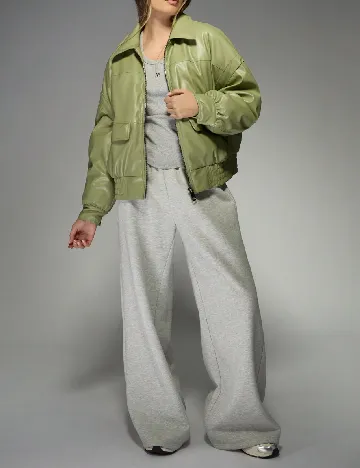 Geaca Missguided, verde