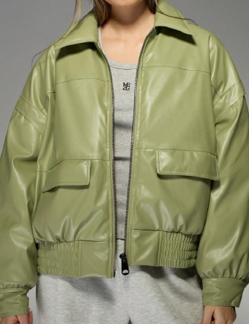 Geaca Missguided, verde