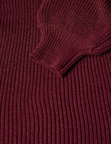 Rochie scurta Emery Rose Curve, visiniu