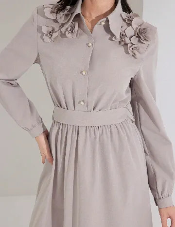 Rochie medie SHEIN, gri