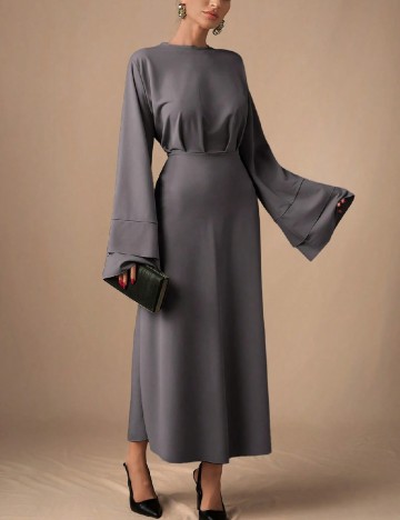 Rochie medie SHEIN, gri