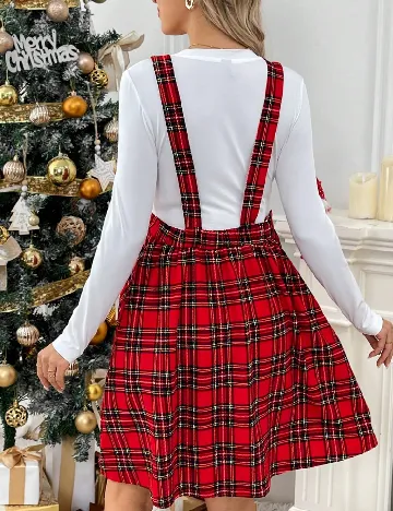 Rochie scurta SHEIN Maternity, rosu