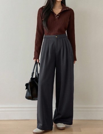 Pantaloni SHEIN, gri