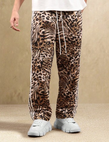 Pantaloni SUMWON, animal print