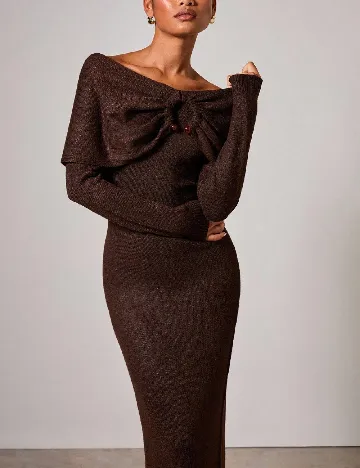 Rochie lunga SHEIN, maro