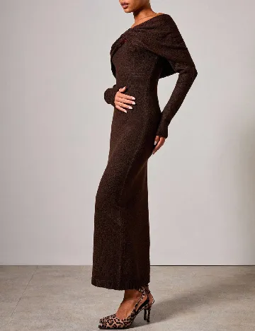 Rochie lunga SHEIN, maro