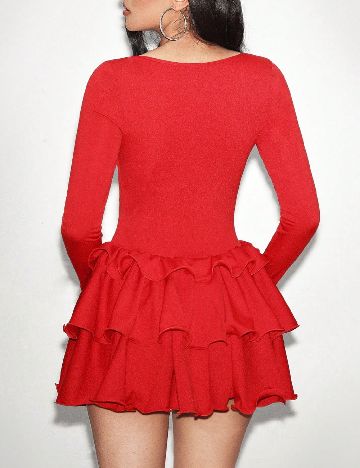 Rochie scurta SHEIN, rosu